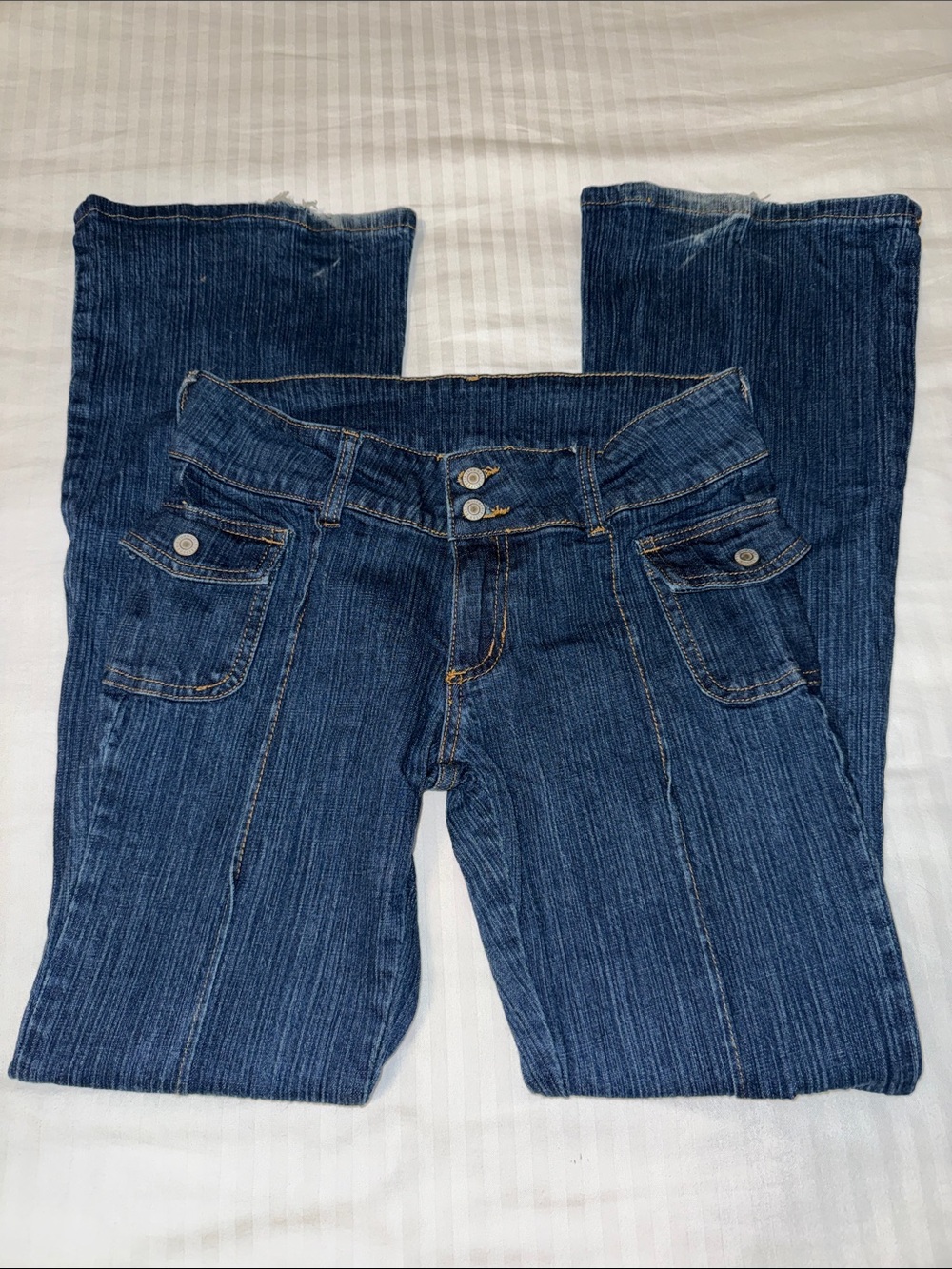 Brandy Melville Dark Blue Boot Cut Jeans S